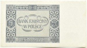 General Government, 5 zloty 1941, AD series, Kraków