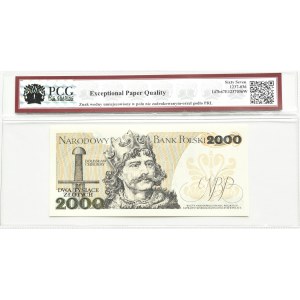 PRL, Mieszko I, 2000 gold 1979, AA series, Warsaw, PCG 67 EPQ