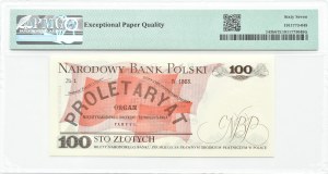 People's Republic of Poland, L. Waryński, 100 gold 1976, series AH, PMG 67 EPQ