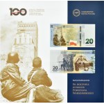 III RP, 80-Rocznica Powstania Warszawskiego z folderem, 20 złotych 2024, Warszawa, UNC