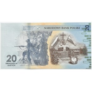 III RP, 80-Rocznica Powstania Warszawskiego, 20 złotych 2024, Warszawa, UNC