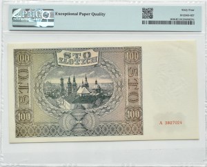 General Government, 100 gold 1941, series A, PMG 64 EPQ