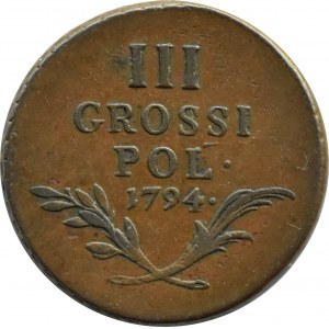 Galicja i Lodomeria, trojak 1794, Wiedeń