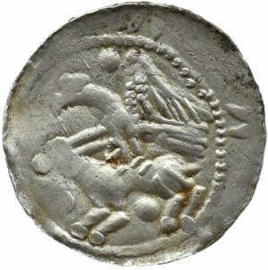 Wladyslaw II Wygnaniec (1138-1146), denarius - Eagle and Hare, KULLE and BERŁO, Krakow