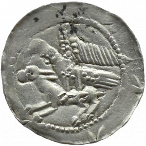 Wladyslaw II Wygnaniec (1138-1146), denarius - Eagle and Hare, WITHOUT DECORATION, Krakow