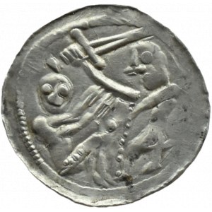 Władysław II Wygnaniec (1138-1146), denar - Orzeł i Zając, BEZ OZDOBNIKÓW, Kraków