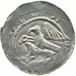 Władysław II Wygnaniec (1138-1146), denar - Orzeł i Zając, BEZ OZDOBNIKÓW, Kraków