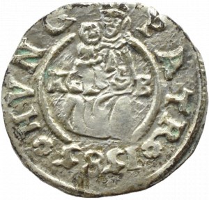 Hungary, Rudolf II Habsburg, denarius 1585 KB, Kremnica