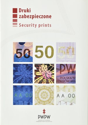 PWPW, original folder for 50th test bill