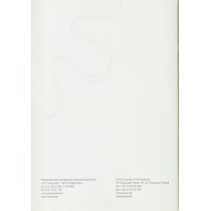 PWPW, oryginalny folder do banknotu testowego 50-tka