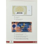 PWPW, oryginalny folder do banknotu testowego 50-tka