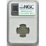 August III Saxon, 1/24 thaler (penny) 1756 FWôF, Dresden, NGC MS61