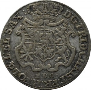 Poland/Saxony, Frederick Krystian, 1/12 thaler 1763 E.D.C., Leipzig