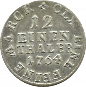 Poland/Saxony, Frederick Augustus, 1/12 thaler 1764 IFôF, Leipzig