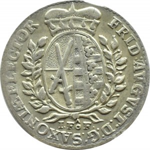 Poland/Saxony, Frederick Augustus, 1/12 thaler 1764 IFôF, Leipzig