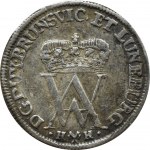 Niemcy, Brunszwik-Lüneburg, August Wilhelm, 2 grosze maryjne (Mariengrosche) 1719 HH