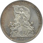 Szwajcaria, 5 franków 1881, 500-lecie Fryburga w Konfederacji Szwajcarskiej, Berno