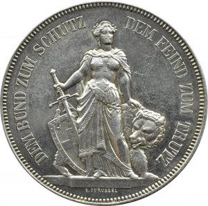 Switzerland, 5 francs 1885, Shooting Competition in Bern
