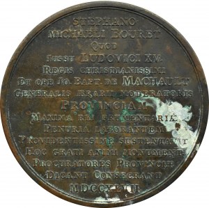 France, Louis XV, medal of 1747, appointment of provincial governor