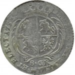 August III Sas, dwuzłotówka (8 groszy) 1753 E.C., Lipsk