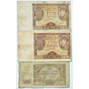 II RP/GG, set di banconote - 3 pezzi