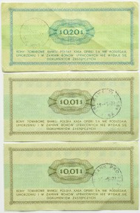 People's Republic of Poland, PeWeX, 1969 cent lot, various denominations