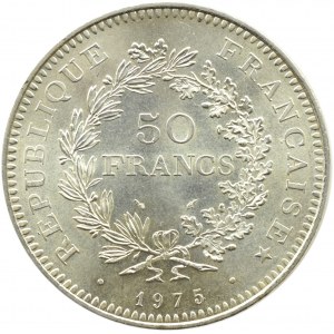 Francja, Herkules, 50 franków 1975 A, Paryż, UNC