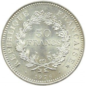 Francja, Herkules, 50 franków 1976 A, Paryż, UNC