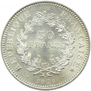 France, Hercules, 50 francs 1976 A, Paris, UNC