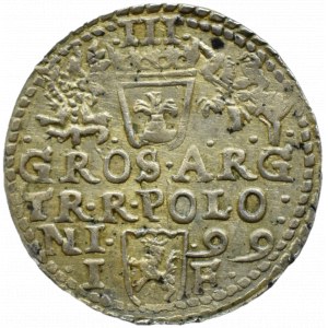 Zygmunt III Waza, trojak 1599, Olkusz