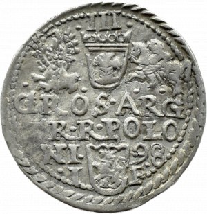 Sigismund III Vasa, trojak 1598 MDL●:, Olkusz