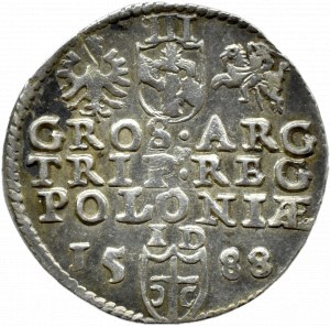 Sigismund III Vasa, trojak 1588 ID, Olkusz, LARGE HEAD, RARE