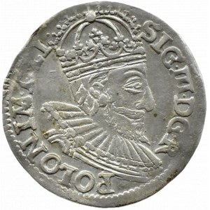 Zygmunt III Waza, trojak 1592 IF, Olkusz, SKRÓCONA DATA
