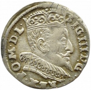 Zygmunt III Waza, trojak 1595, Wilno, CHALECKI