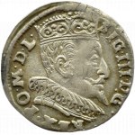 Zygmunt III Waza, trojak 1595, Wilno, CHALECKI
