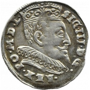 Zygmunt III Waza, trojak 1594, Wilno, CHALECKI