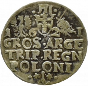 Sigismund III Vasa, trojak 1621, Cracow.