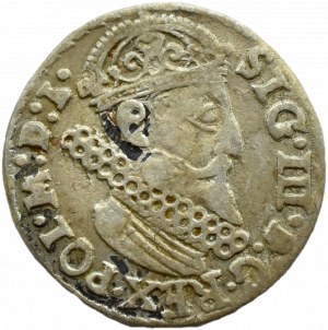 Sigismund III Vasa, trojak 1623, Cracow, POCHYLE SIX