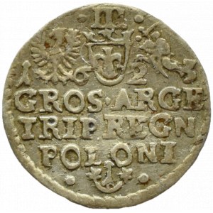 Sigismund III Vasa, trojak 1623, Cracow, POCHYLE SIX
