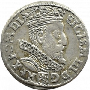 Sigismund III Vasa, trojak 1605, Krakow, ORIGINAL FIVE