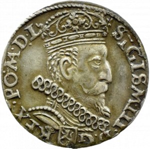 Sigismund III Vasa, trojak 1602, Krakow, RETURNED 