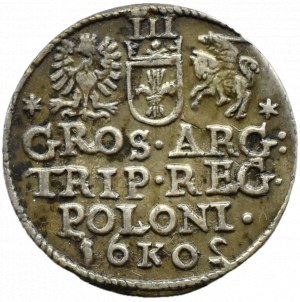 Sigismund III Vasa, trojak 1602, Krakow, RETURNED 
