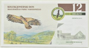 Magura National Park banknote, 12 Eagles, Krempna 2010