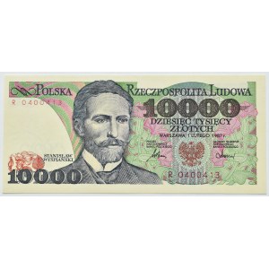 PRL, St. Wyspiański, 10 000 złotych 1987, seria R, UNC