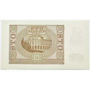 Generalna Gubernia, 100 złotych 1940, seria B, fałszerstwo ZWZ