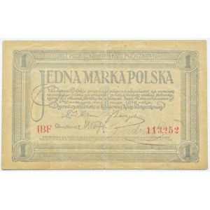 II RP, 1 Mark 1919, Reihe IBF