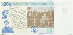 PWPW, test bill: Ignacy Matuszewski in a commemorative album
