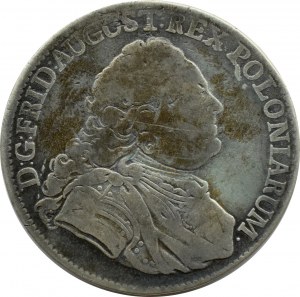 August III Sas, 1/3 thaler (two-zloty) 1752 FWóF, Dresden