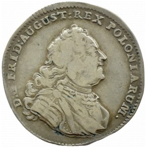 August III Sas, 1/6 talara (złotówka) 1740 F.W.ôF., Drezno