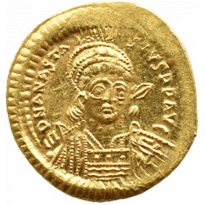 Bizancjum, Anastazjusz I (491-518), solidus (ok. 492-507), Konstantynopol